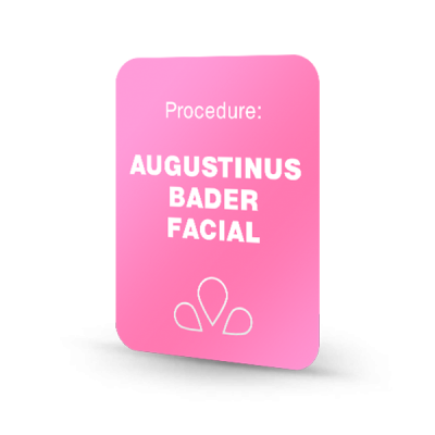 Cosmetic treatments with Augustinus Bader - THE METHOD facial treatment (with O2ToDerm)